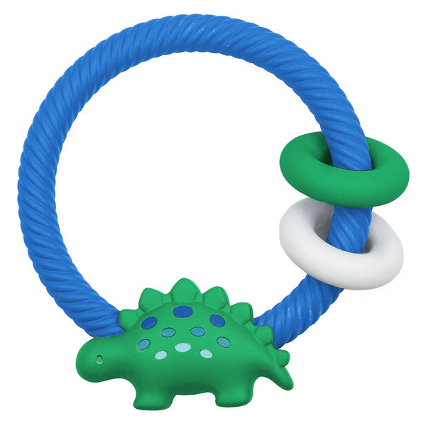 Ritzy Rattle™ Silicone Teether - Dino