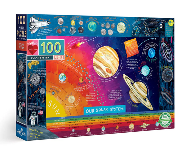 eeboo Solar System 100 Piece Puzzle