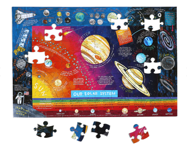 eeboo Solar System 100 Piece Puzzle