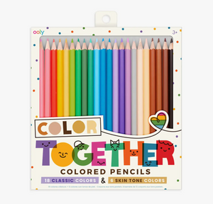 Color Together Colored Pencils - Classic Colors and Skin Tone Colors