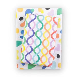 Wrappily Eco Gift Wrap - Blobs/Spirals